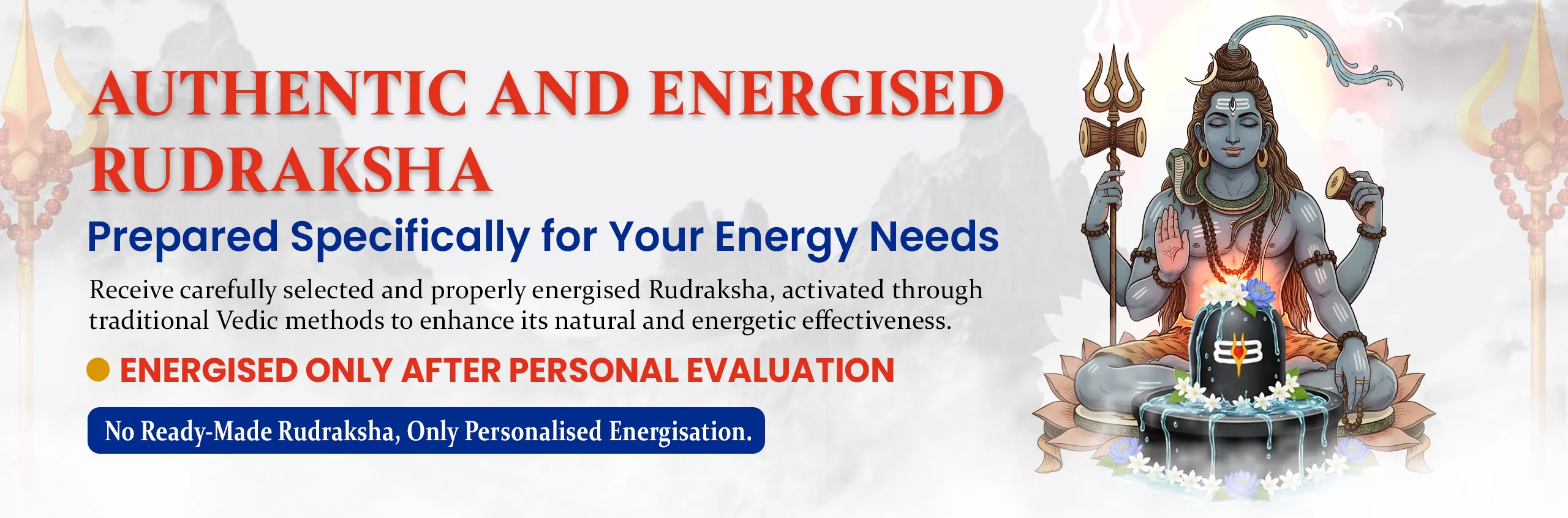 Rudraksha Blessing Banner Images